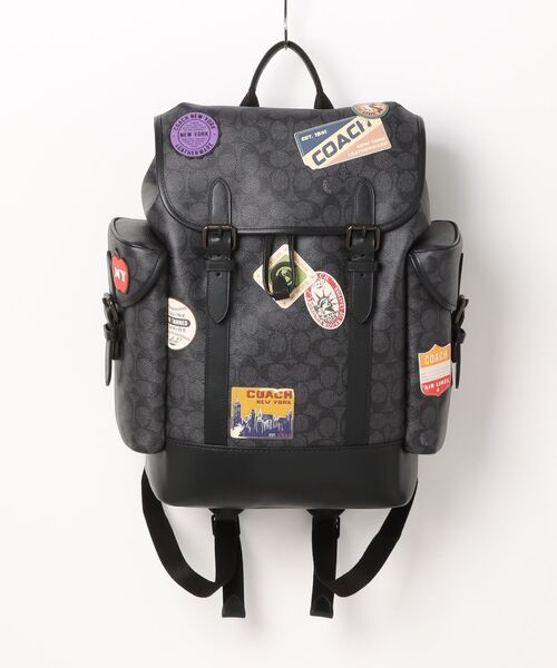 COACH デイバック リュック ヒッチ バックパック・シグネチャー