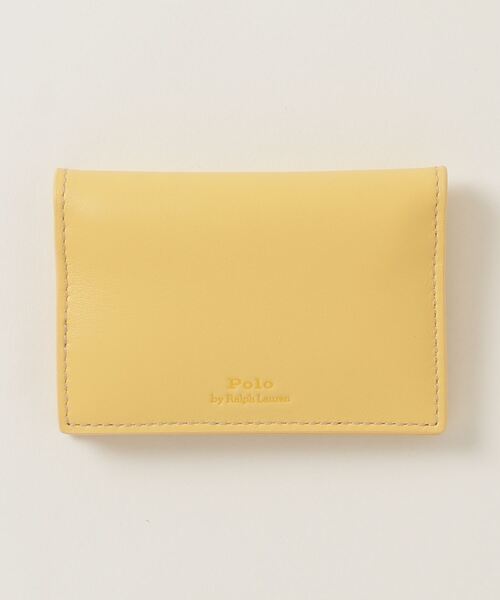 POLO RALPH LAUREN カードケース Polo ベア レザー フラップ