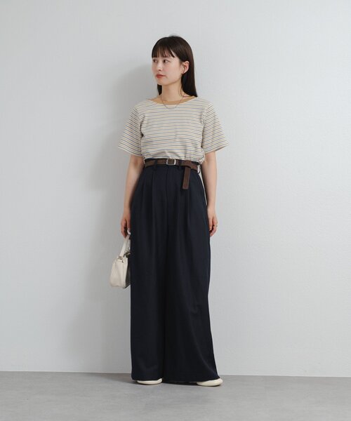 Kastane tシャツ B ボーダーチビTEE レディース : ZOZOTOWN