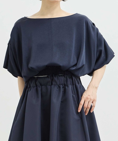 ブラウス シャツ 「THE TOKYO/ザトウキョウ」2way Satin Blouse/2WAYサテンブラウス レディース