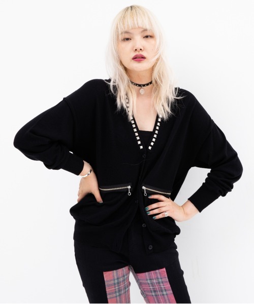 HYSTERIC GLAMOUR（ヒステリックグラマー） ニットカーディガン FREE