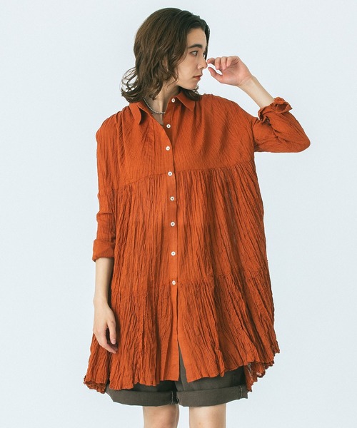 HLAADA ワンピース (HLAADA for ROSEBUD)COTTON VOILE TUNIC