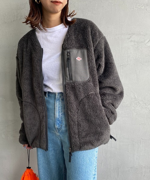 Danton（ダントン） ジップアップブルゾン 42 チャコール レディース