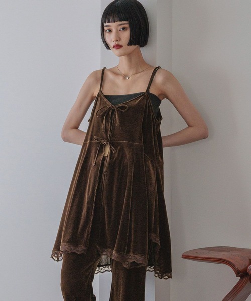 LOWRYS FARM（ローリーズファーム） ワンピース 2WAYカットベロア