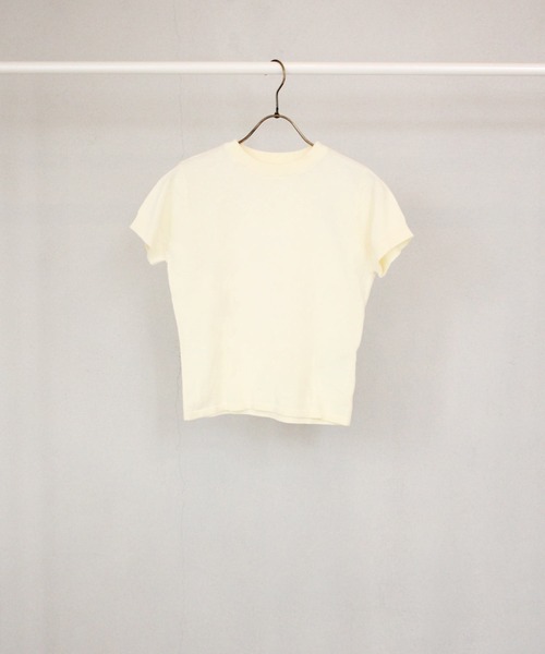 「TINA：JOJUN」 半袖ニット M クリーム レディース_画像5