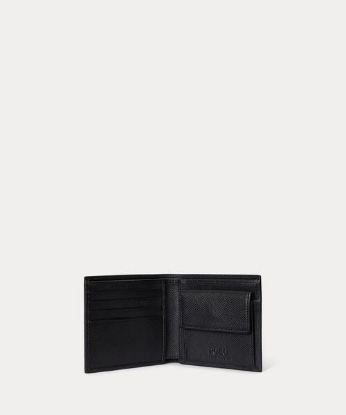 【Polo Ralph Lauren】サフィアーノ レザー コイン ウォレット POLO RALPH LAUREN 財布 サフィアーノ レザー ビルフォールド