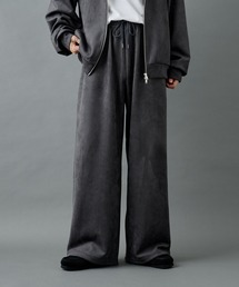 スウェットパンツ ジャージ シンセティックスエードドロストワイドパンツ メンズ｜ZOZOTOWN Yahoo!店