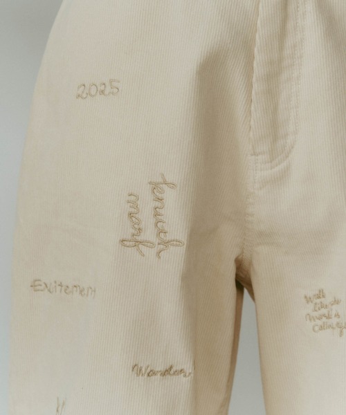 Knuth Marf（クヌースマーフ） パンツ 「Knuth Marf」embroidered