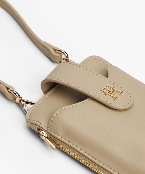 【新品】トミーヒルフィガー TH エッセンシャル スモールウォレット ベージュ THスモールウォレット | トミー ヒルフィガー(Tommy Hilfiger