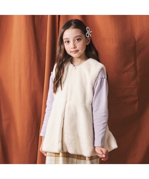 Crescent ベスト ファーベスト キッズ 子供服 女の子 : ZOZOTOWN Yahoo