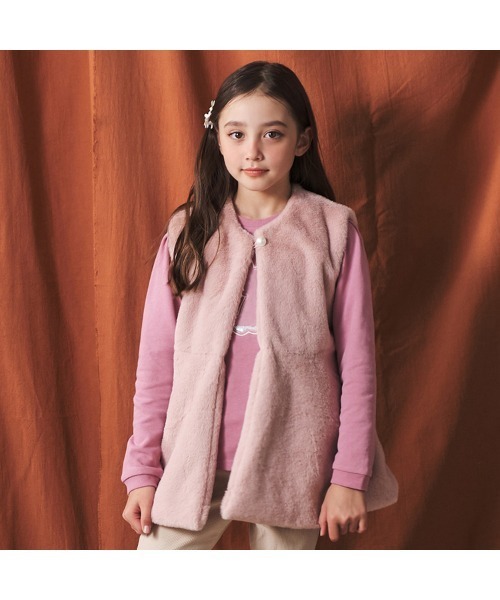 Crescent ベスト ファーベスト キッズ 子供服 女の子 : ZOZOTOWN Yahoo