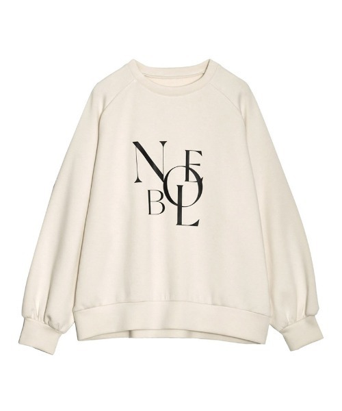 「Re:EDIT」 長袖カットソー LARGE ベージュ レディース