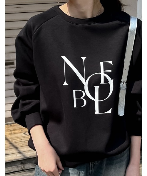 「Re:EDIT」 長袖カットソー LARGE ベージュ レディース