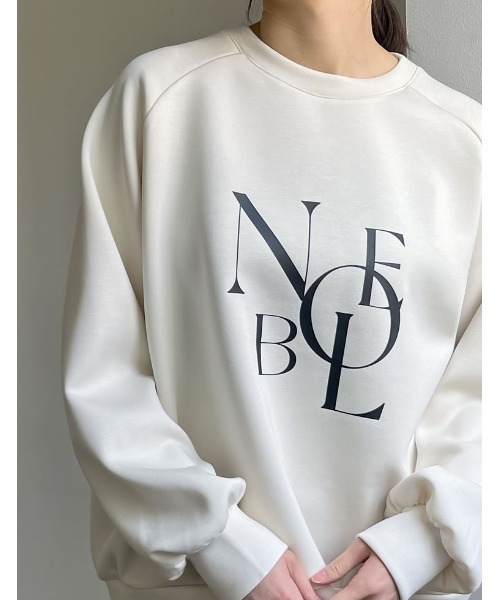 「Re:EDIT」 長袖カットソー LARGE ベージュ レディース