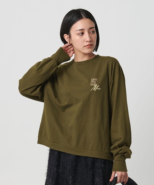 tシャツ 「別注」「Americana」ロゴロングスリーブTシャツ レディース | AMERICANA