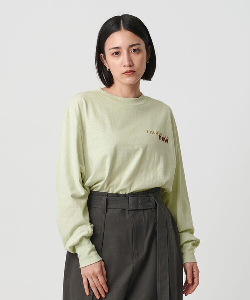 tシャツ 「別注」「Americana」ロゴロングスリーブTシャツ レディース | AMERICANA | 04