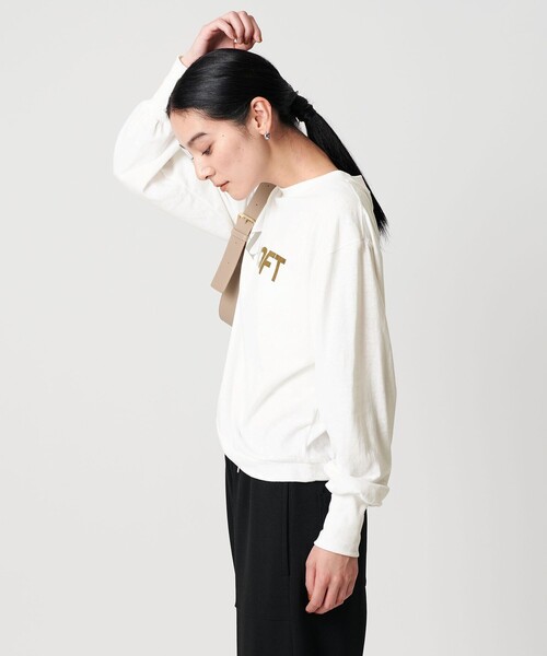 tシャツ 「別注」「Americana」ロゴロングスリーブTシャツ レディース | AMERICANA | 07