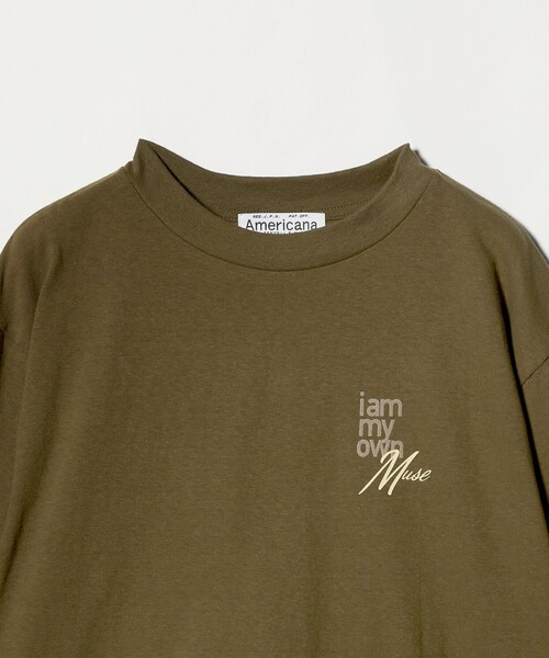 tシャツ 「別注」「Americana」ロゴロングスリーブTシャツ レディース | AMERICANA | 18