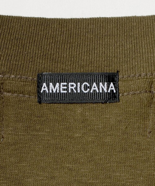 tシャツ 「別注」「Americana」ロゴロングスリーブTシャツ レディース | AMERICANA | 22