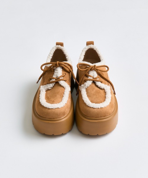 OLIVE des OLIVE ブラウン厚底シューズ Lサイズ OLIVE des OLIVE ブラウン厚底シューズ Lサイズ 高価