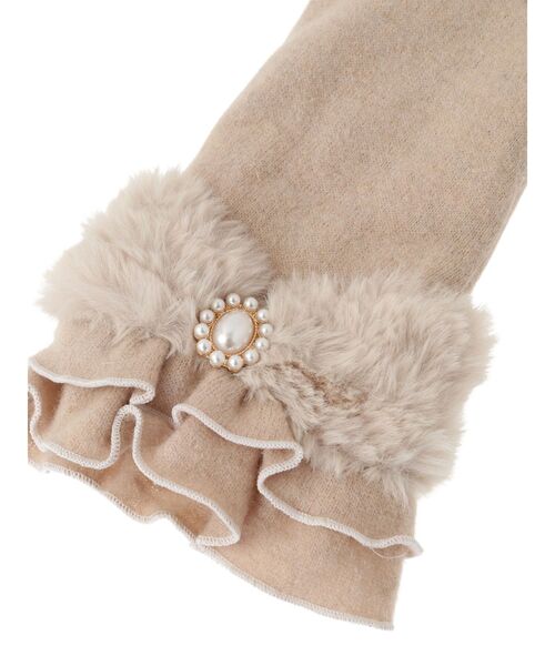 「Maison de FLEUR」 手袋 FREE ピンク レディース_画像9