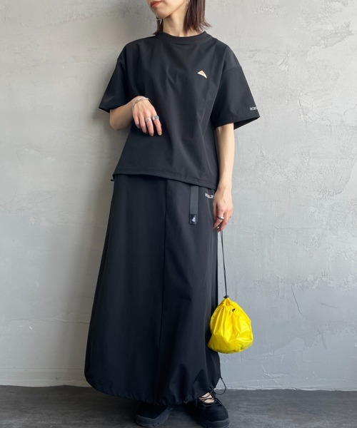 「KELTY」 半袖カットソー F グレイッシュベージュ レディース_画像2