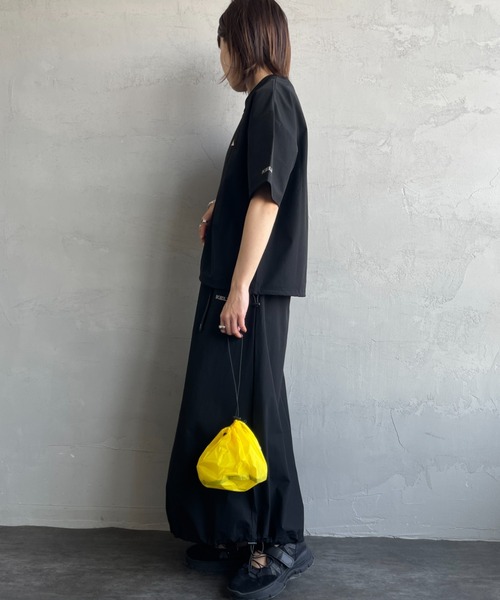 「KELTY」 半袖カットソー F グレイッシュベージュ レディース_画像4