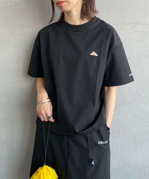 「KELTY」 半袖カットソー F グレイッシュベージュ レディース_画像6