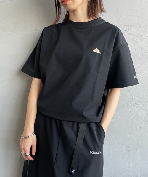 「KELTY」 半袖カットソー F グレイッシュベージュ レディース_画像9