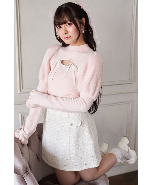 jiltu リボンパフニット JILTU ribbon puff knit ジルチュ リボンパフニット 【公式通販】
