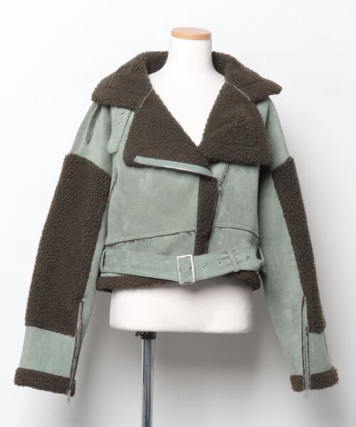 JEANASIS ブルゾン　レディース JEANASIS（ジーナシス） ブルゾン FREE ブラック系その他 レディース