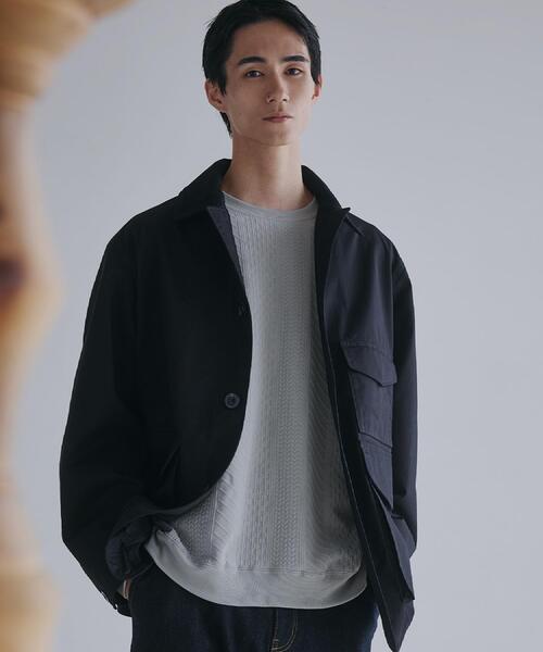 THE SHOP TK ブルゾン アウター デッキブルゾン 「手洗い可/リラックス