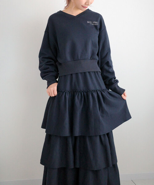 KOBE LETTUCE スカート 「 双松桃子さんコラボ 」裏起毛スウェット