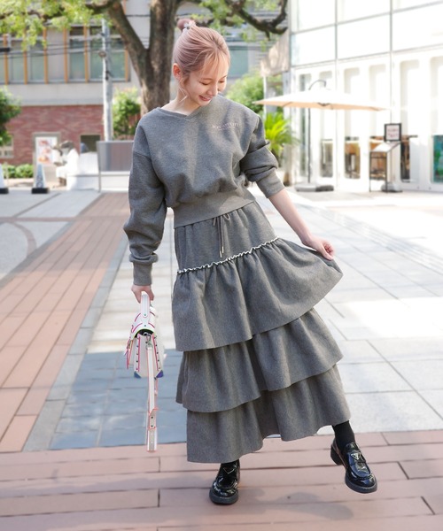 KOBE LETTUCE（神戸レタス） スカート 「 双松桃子さんコラボ 」裏起毛