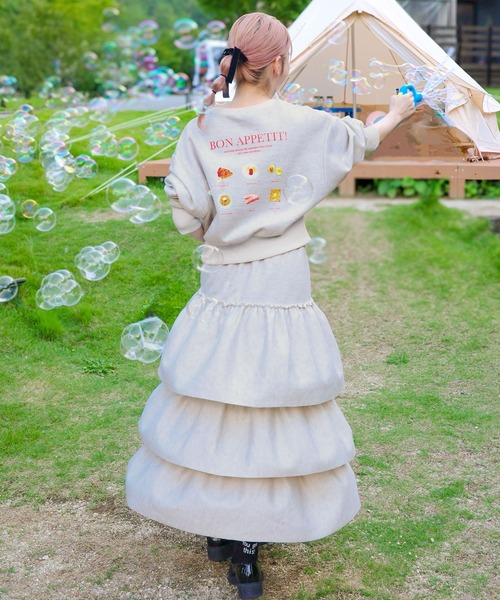 KOBE LETTUCE（神戸レタス） スカート 「 双松桃子さんコラボ 」裏起毛