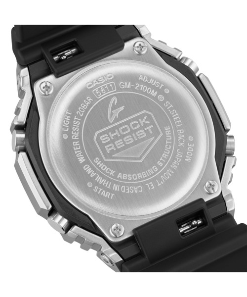 G-SHOCK 腕時計 メタルベゼル / インダストリアルデザイン GM-2100M