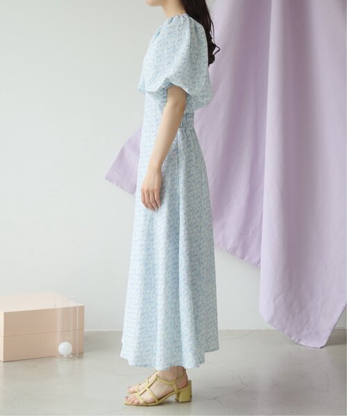 「RAY CASSIN」 半袖ワンピース FREE ベージュ レディース_画像3