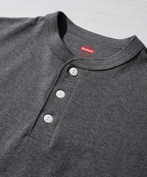 「Healthknit」 半袖Tシャツ X-LARGE オートミール メンズ_画像8