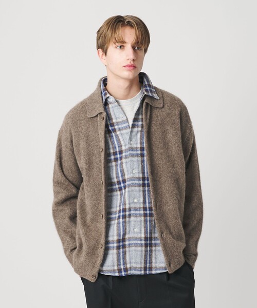 BEAUTY＆YOUTH UNITED ARROWS カーディガン ブラッシュド ヤク ニット
