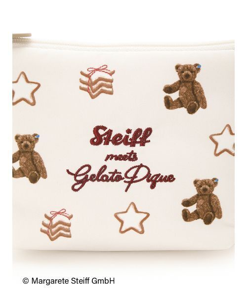 gelato pique（ジェラートピケ） ポーチ 「Steiff」総柄ティッシュ