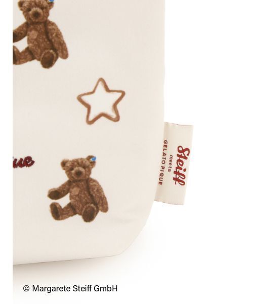 gelato pique（ジェラートピケ） ポーチ 「Steiff」総柄ティッシュ