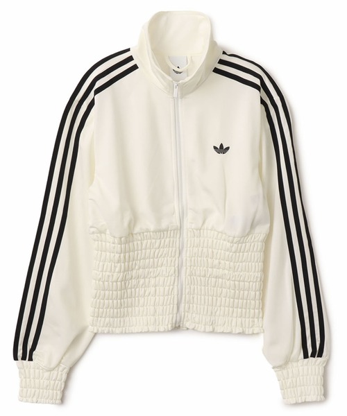 アディダス　adidas　セットアップ　ファイヤーバード　トラックジャケット　白 adidas（アディダス） ジャージ adidas SMOCKED FIREBIRD TRACK TOP