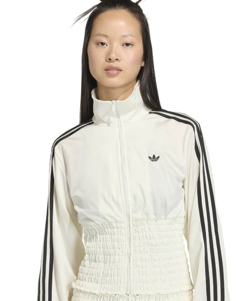即日発送 アディダス XLサイズ トラックトップ ジャージ ファイヤーバード 白 adidas（アディダス） ジャージ adidas SMOCKED FIREBIRD TRACK TOP