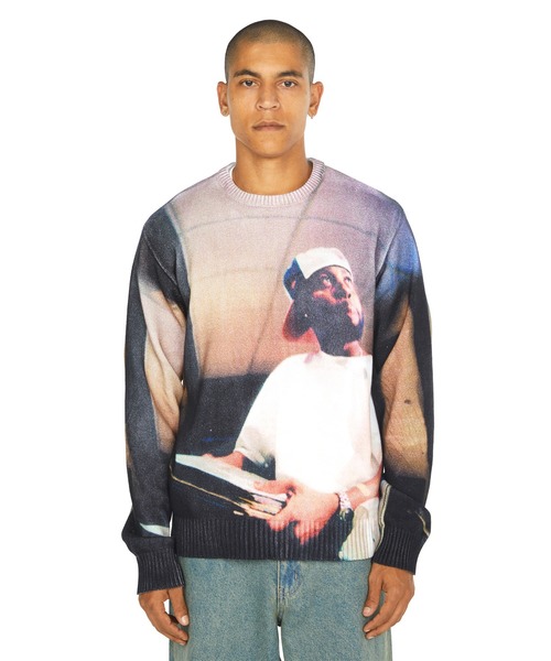 HUF（ハフ） セーター ニット HUF X J DILLA STUDIO SWEATER メンズ