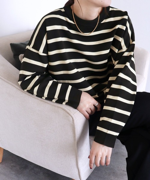 「reca」 長袖ニット M アイボリー レディース_画像6