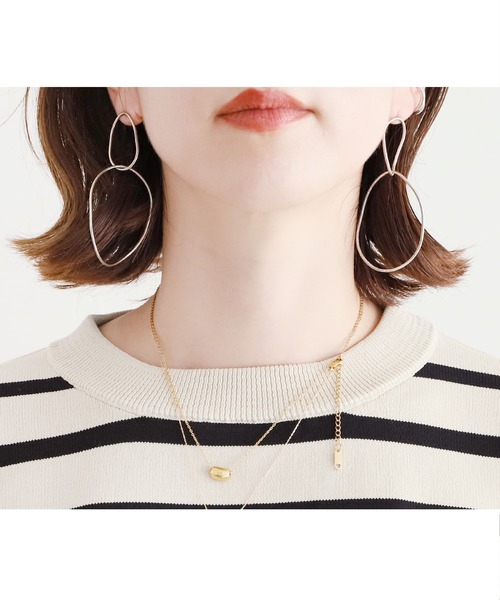 「reca」 長袖ニット M アイボリー レディース_画像8