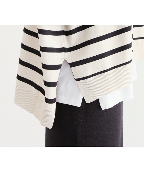 「reca」 長袖ニット M アイボリー レディース_画像9