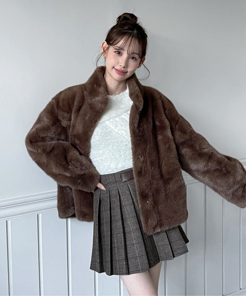 by muni:r コート アウター 「着用動画あり・3色展開」キュービック