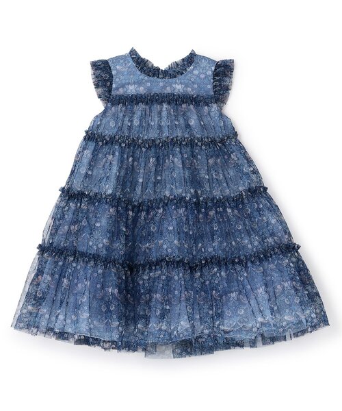 ドレス 発表会 卒園式 入学式 リバティチュールドレス キッズ 子供服 女の子