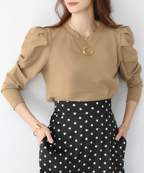 「ELFRANK」 長袖カットソー FREE オフホワイト レディース_画像4